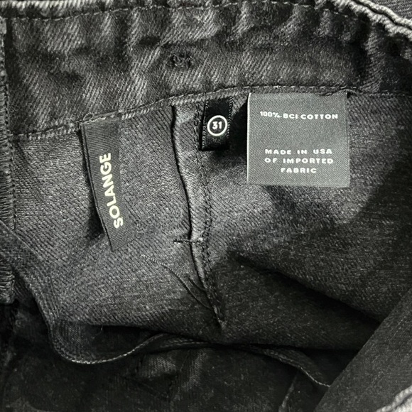 GRLFRND Solange Grommet Lace Up With Belt Black Jeans - Size 31 - Picture 12 of 15